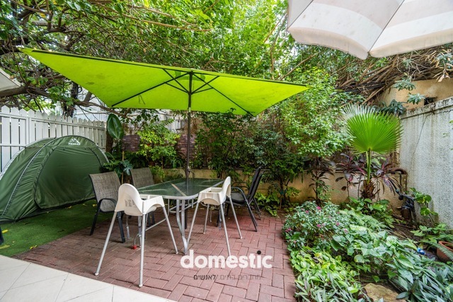 למכירה דירת גן מקסימה בצפון הישן תל אביב